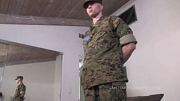 cock uniform blowjob military