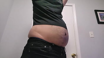 womens full belly fetish