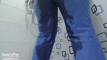 ugly wet pants bbw