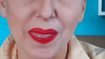 red lipstick pov tease