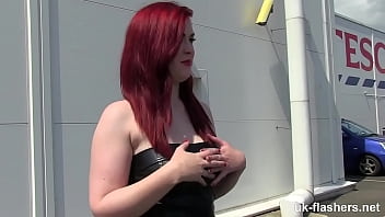 nude redhead public piss