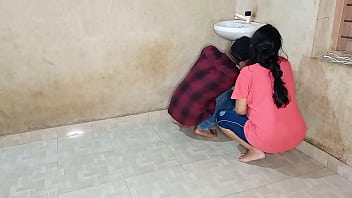 plumber in bathroom