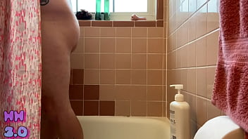 raunchy jizzing shower fuck