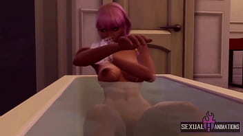 teen squirt bath