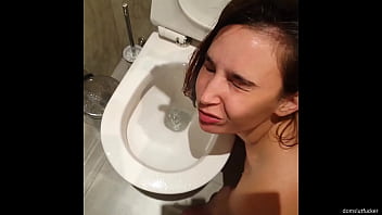 slut used toilet