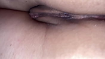 wife on blak creampie