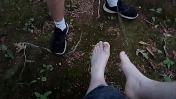 pissing on my feet