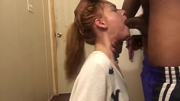 redhead teen throat