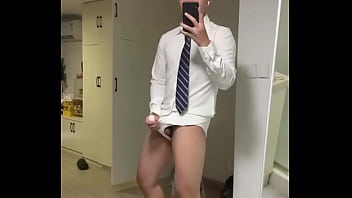 cute asian cd jerking