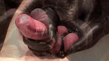 leather gloves cumshot