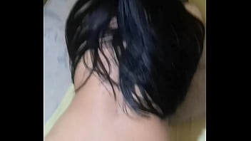 pelo negro gordita