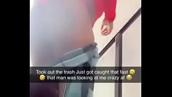 caught masterbating on stair