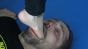 man foot slave