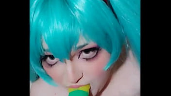 hatsune miku blowjob