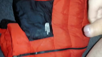 puffy jacket cum