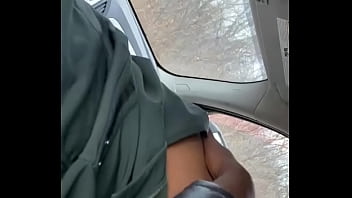 ebony car creampie