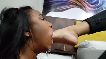 lesbian deep feet puke