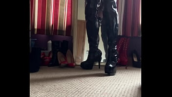 thigh boots and dogs