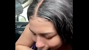 ebony couple in car