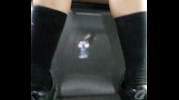 girl rubbed in bus