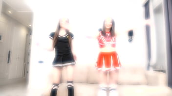 skinny cheerleader interracial