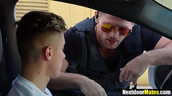 cop blowjob gay gay