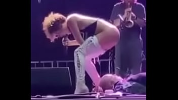 pissing woman