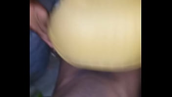 yellow dress black panties