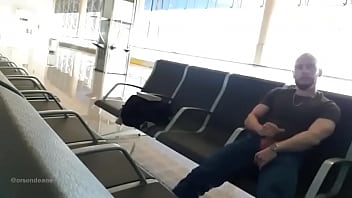 airport cumshot