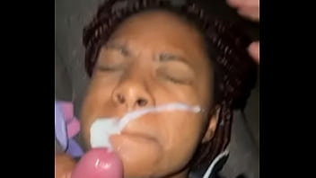 ebony thot nutted