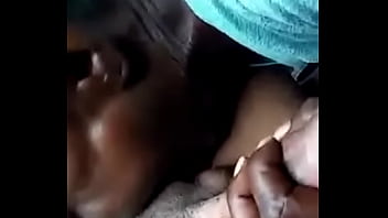 black granny sucks cock