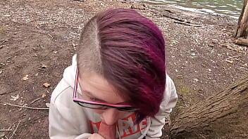 blowjob by the river