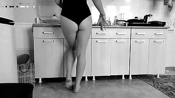 housewife lesbian kitchen