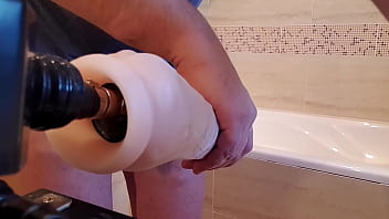 uge dildo anal machine