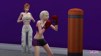 strapon lesbian squirt