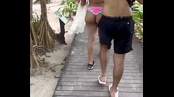 wife beach hot private