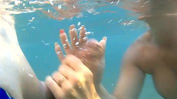 underwater blowjob