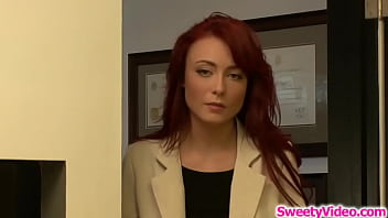 busty lesbian secretary
