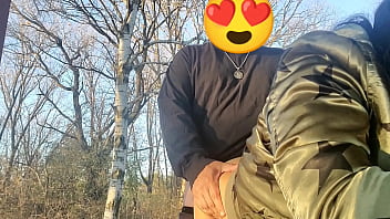 my wife mastrubate outdoors