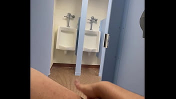 fingering in restroom