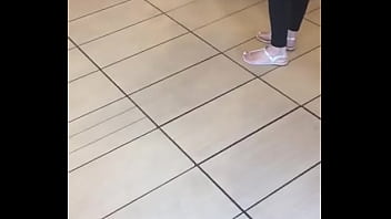 girl in flip flops