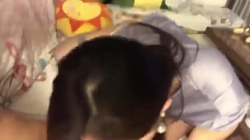 asian girlfriend blowjob