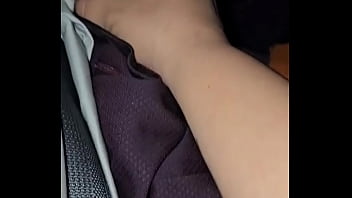 blonde blowjob car