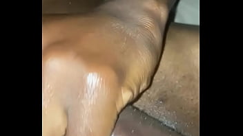 oiled up black penis