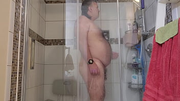 mature hairy shower