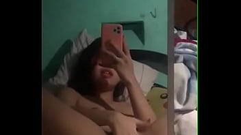 asian teen finger solo