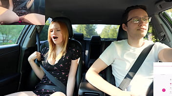 howing panties while driving