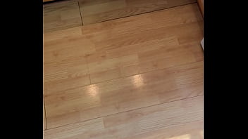 om pissing kitchen floor