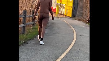 exposed naked public