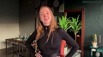 unaware cum eating